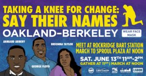 Flyer for Action on June 13 at 11am meeting at Rockridge BART Station
