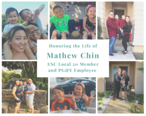 Photo collage of Mathew Chin and Family
