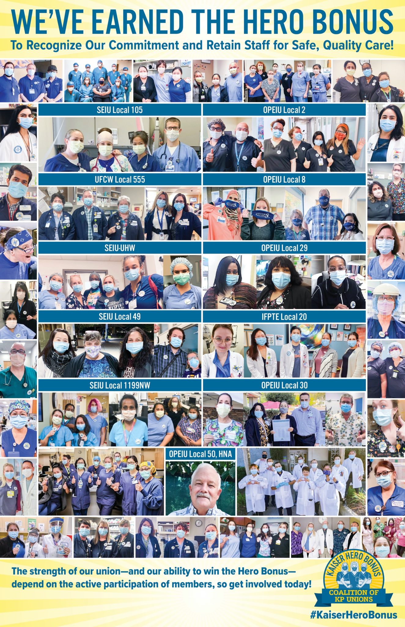 Kaiser Workers Deserve a Hero Bonus! Engineers and Scientists of